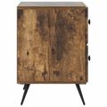 vidaXL Nočný stolík 2 ks Dymový dub 43 x 34,5 x 47,5 cm