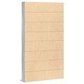 vidaXL CD skrinka sivá sonoma 102x23x177,5 cm spracované drevo