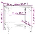 vidaXL Bočný stolík sivý dub sonoma 40x30x42 cm spracované drevo