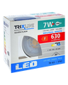 Bodové LED svetlo 7W TR 422 / 3763 Strieborná TRIXLINE