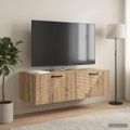 vidaXL Nástenná TV skrinka 98 x 41 x 30 cm Dub artisan