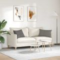 vidaXL Vankúše na pohovku 2 pcs Svetlosivá 60 x 40 cm