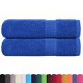 vidaXL Osušky do kúpeľne FROGN 2 ks modré 100x150 cm 360 g/m²