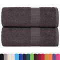 vidaXL Umývacie utierky FROGN 2 ks antracitové 15x21 cm 360 g/m²