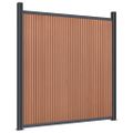 vidaXL Plotový panel hnedý 1391x186 cm WPC