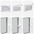 vidaXL Otočné a sklopné okno do suterénu RISOR 90 x 60 cm PVC a sklo