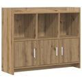 vidaXL Servírovacia skriňa Dub artisan 98,5 x 33 x 80 cm
