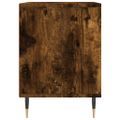 vidaXL Nočné stolíky 2 ks dymový dub 40x35x50 cm kompozitné drevo