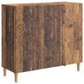 vidaXL Servírovacia skriňa Staré drevo 89 x 34,5 x 80 cm