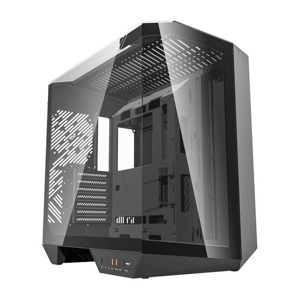 Počítačová skriňa Darkflash DY470 bez ventilátorov (čierna)