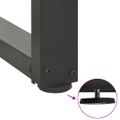 vidaXL Nohy konferenčného stolíka v tvare T, 2 ks, antracitové, 50x25x(42-43) cm, oceľ
