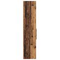 vidaXL Highboard Staré drevo 40 x 42,5 x 185 cm Kompozitné drevo