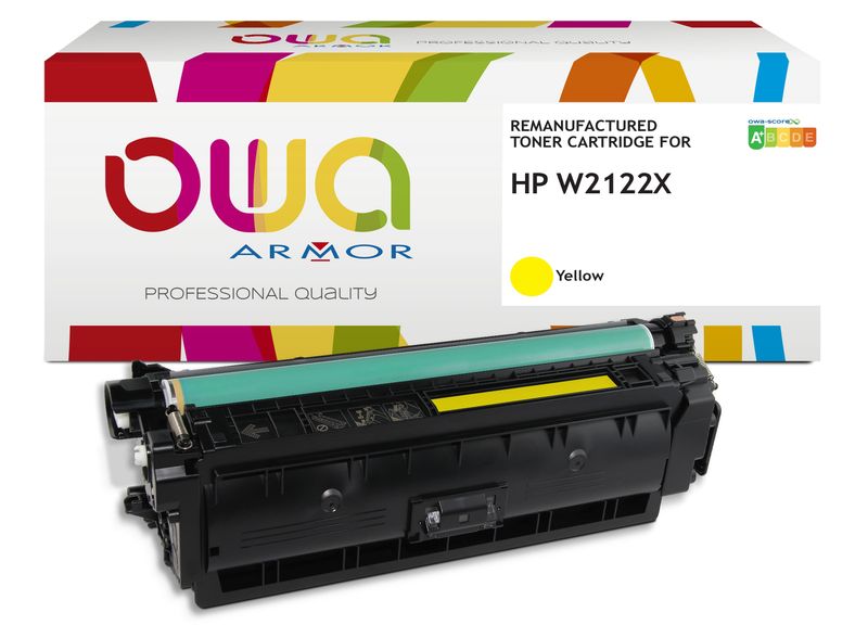 OWA Armor toner kompatibilný s HP W2122X,10000st, žltá/yellow