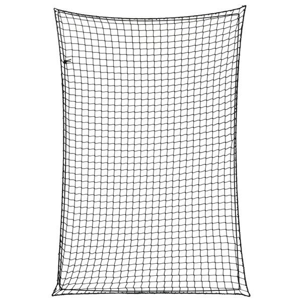 vidaXL Sieť na prívesný vozík s elastickým lanom čierna 2,2x1,5 m PP