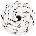 vidaXL Pracovné lano biele 18 mm 50 m polyester