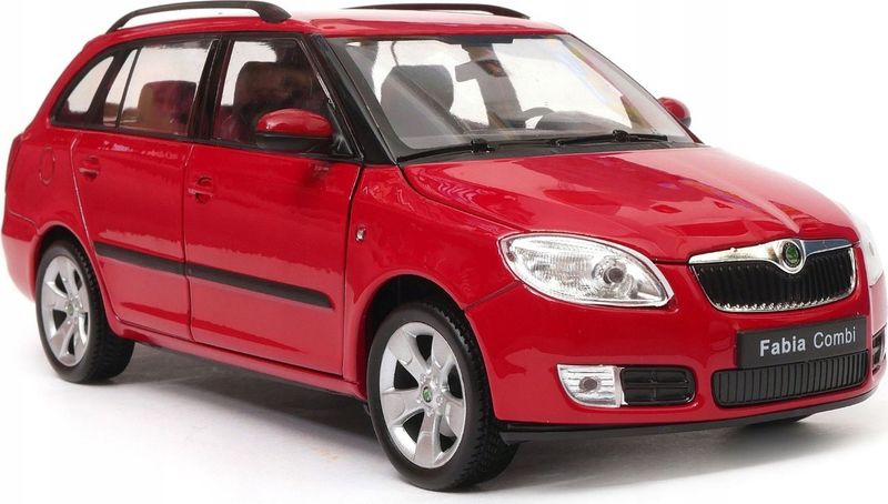 Welly auto 1:24 ŠKODA FABIA COMBI II 2009 červená