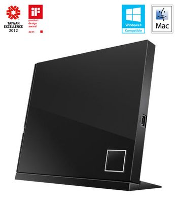 ASUS SBC-06D2X-U čierna slim Bluray USB-A