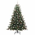 vidaXL Umelý vianočný stromček Zelená 180 cm PVC, kov a plast