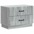 vidaXL Nočný stolík Sivá sonoma 62 x 34,5 x 44,5 cm Kompozitné drevo
