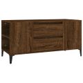 vidaXL TV skrinka hnedý dub 102x44,5x50 cm spracované drevo