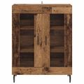 vidaXL Servírovacia skriňa Staré drevo 69,5 x 34 x 90 cm