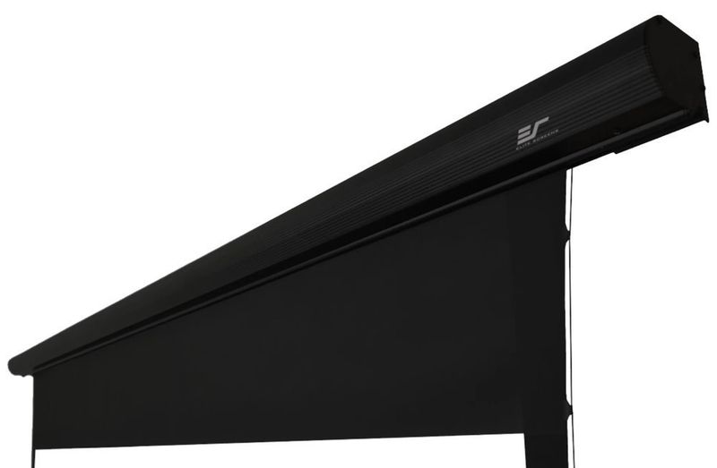 ELITE SCREENS plátno elektrické motorové 120" (305cm)/ 16:9/149,6×265,7cm/ hliníkový case černý/10" drop/MaxWhite FG Projekcní plátno, elektrické, motorové, 120" (305 cm), 16:9, 149,6 x 265,7 cm, Gain 1,1, Fiberglass, drop 10", case hliníkový cer