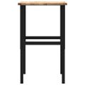 vidaXL pracovný stôl 80x60x(71,5-98) cm masívny dub