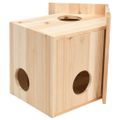 vidaXL Domček pre veveričky masívne jedľové drevo 26x25x29 cm