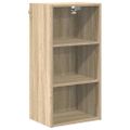 vidaXL Závesná skrinka Sonoma dub 40 x 29,5 x 80 cm Kompozitné drevo