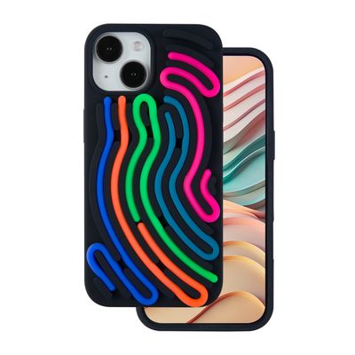DIY hadí obal pre iPhone 15 6,1" čierny