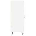 vidaXL Komoda lesklá biela 34,5x34x90 cm spracované drevo