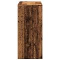 vidaXL Konzolový stolík staré drevo 100x35x76,5 cm kompozitné drevo