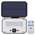 LED solárny reflektor EMOS ZG131S SPILO s pohybom čidlom, čierna, teplá biela