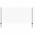 vidaXL Euro oplotenie s pilierom 10 x 1,2 m PVC potiahnutá oceľ Zelená
