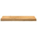 vidaXL Okenný parapet 2 ks svetlohnedá 70x25x2 cm dubový masív