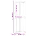vidaXL Dvere do stodoly CORONA 80x210 cm masívna borovica
