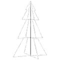 vidaXL Vianočný stromček, kužeľ, 240 LED, dovnútra aj von 118x180 cm
