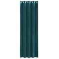 vidaXL Zatemňovacie závesy 2 ks Tmavozelená 140 x 225 cm Zamat