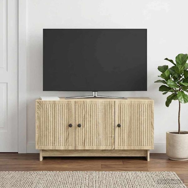 vidaXL TV skrinka Dub sonoma 99 x 34,5 x 50 cm Kompozitné drevo
