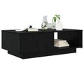 vidaXL Konferenčný stolík Čierny dub 95 x 55 x 31 cm Kompozitné drevo