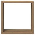 vidaXL Nástenné poličky v tvare kocky 6 ks 30x15x30cm kompozitné drevo