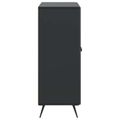 vidaXL Servírovacia skriňa Čierna 66 x 34,5 x 90 cm Kompozitné drevo