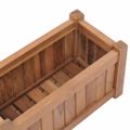 vidaXL Vyvýšený záhon 50x25x25 cm, tíkový masív