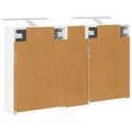 vidaXL Set kabinetov do kúpeľne 3 ks 106 x 16 x 62,5 cm