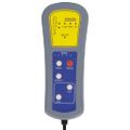 vidaXL Masážna leňoška s vankúšmi svetlosivá látka