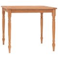 vidaXL Stôl Batavia 85x85x75 cm tíkový masív