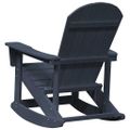 vidaXL Adirondack hojdacie kreslá 2 ks Námornícka modrá HDPE