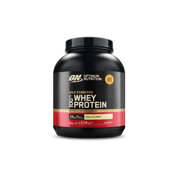 100% Whey Gold Standard - Optimum Nutrition, vanilková zmrzlina, 2010 g