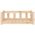 vidaXL Pelech pre psa 75,5x55,5x28 cm masívne borovicové drevo