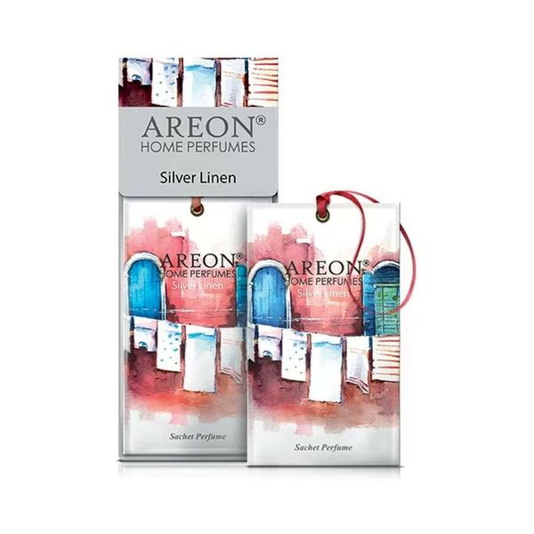 SPW06 Areon Sachet Silver Linen osviežovač vzduchu vo vrecúšku
